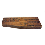 Lovely Antique Double Sided Decorative Motif Carving "Sampler" Signed Upton