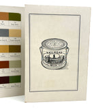 Masury's "Railroad" Ready-Made Colors, Beautiful Tri-fold Color Sample Card, c. 1900