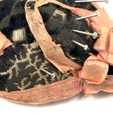 Sweet Little Bee-like Antique Folk Art Pin Cushion