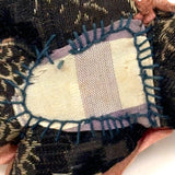 Sweet Little Bee-like Antique Folk Art Pin Cushion