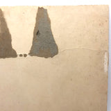 Ink Drawing on Board of Boxers, c. 1920s, Signed G. Giardenella (Some Damage)