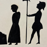 Beheading in Silhouette, Haunting and Unusual Old Cut Paper Work