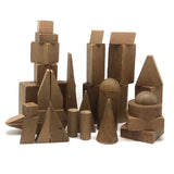 Lovely Antique Wooden Blocks, Assorted Including Many Geometic Solids
