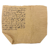 To Give a Fine Color to Mahogany and To Make a Strip Carpet, Earlier 19th C. Handwritten Instructions