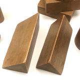 Lovely Antique Wooden Blocks, Assorted Including Many Geometic Solids