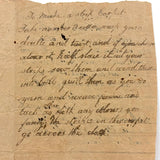 To Give a Fine Color to Mahogany and To Make a Strip Carpet, Earlier 19th C. Handwritten Instructions