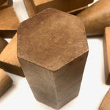 Lovely Antique Wooden Blocks, Assorted Including Many Geometic Solids