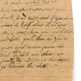 To Give a Fine Color to Mahogany and To Make a Strip Carpet, Earlier 19th C. Handwritten Instructions