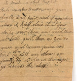 To Give a Fine Color to Mahogany and To Make a Strip Carpet, Earlier 19th C. Handwritten Instructions