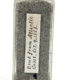 Sand from the Atlantic, 1883: Lovely and Evocative Small Glass Bottle with Delicately Hand-written Label
