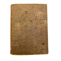 Exquisite Diminutive (but Very Dense) 1850s Hair Wreath Memento Book