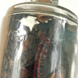 Early 20th Century Folk Art Ship in Mohan Meakin Bottle with Bridge, Houses and (Real) Rocky Shore