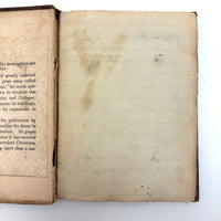 Exquisite Diminutive (but Very Dense) 1850s Hair Wreath Memento Book