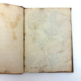 Exquisite Diminutive (but Very Dense) 1850s Hair Wreath Memento Book