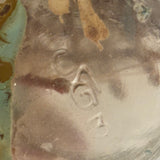 Early 20th Century Folk Art Ship in Mohan Meakin Bottle with Bridge, Houses and (Real) Rocky Shore