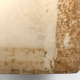 19th C. Cabinet Card Photo by Frank Henry Price with Hand-drawn Horse and Carriage