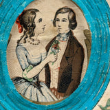 To Miss Judith George, Delightful c. 1830s Handmade Valentine with Webbed Paper Ring