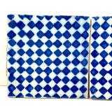 19th Century French Pas de Calais Hand-painted Blue and White Tiles - Mixed Set of Nine