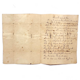 To Miss Judith George, Delightful c. 1830s Handmade Valentine with Webbed Paper Ring