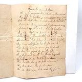 To Miss Judith George, Delightful c. 1830s Handmade Valentine with Webbed Paper Ring