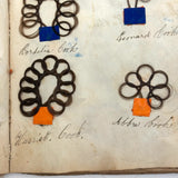 Exquisite Diminutive (but Very Dense) 1850s Hair Wreath Memento Book