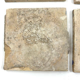 19th Century French Pas de Calais Hand-painted Blue and White Tiles - Mixed Set of Nine