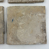 19th Century French Pas de Calais Hand-painted Blue and White Tiles - Mixed Set of Nine