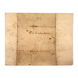 To Miss Judith George, Delightful c. 1830s Handmade Valentine with Webbed Paper Ring