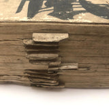 Beautiful Thick Antique Japanese Merchant Ledger with Rope Binding