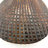 (Feels One Part Treen, One Part Tramp)  Earlier 20th Century Carved Wooden Clam Shaped Box, Believed Japanese