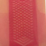 To Paul from Grand-ma, 1925 Cut Paper Lattice With Brilliantly Toned Pink Backing