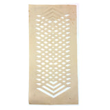 To Paul from Grand-ma, 1925 Cut Paper Lattice With Brilliantly Toned Pink Backing