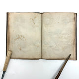 Exquisite Diminutive (but Very Dense) 1850s Hair Wreath Memento Book