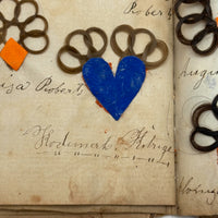 Exquisite Diminutive (but Very Dense) 1850s Hair Wreath Memento Book