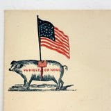 Whole Hog or None, Excellent Patriotic Civil War Cover