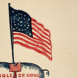 Whole Hog or None, Excellent Patriotic Civil War Cover