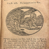 Scarce 1802 Copy, Samuel Croxall's Fables of Aesop, First Wilmington Edition, with Engravings Throughout (Great Bedtime Reading!)