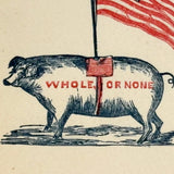 Whole Hog or None, Excellent Patriotic Civil War Cover