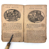 Scarce 1802 Copy, Samuel Croxall's Fables of Aesop, First Wilmington Edition, with Engravings Throughout (Great Bedtime Reading!)