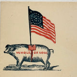 Whole Hog or None, Excellent Patriotic Civil War Cover