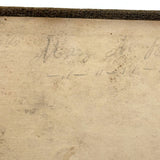 Exquisite Diminutive (but Very Dense) 1850s Hair Wreath Memento Book