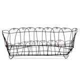 Antique Handmade Wirework Planter Basket