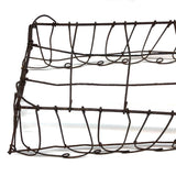 Antique Handmade Wirework Planter Basket