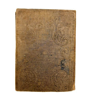 Exquisite Diminutive (but Very Dense) 1850s Hair Wreath Memento Book