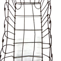 Antique Handmade Wirework Planter Basket