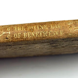 Exquisite Diminutive (but Very Dense) 1850s Hair Wreath Memento Book