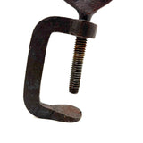Antique Hand-forged Iron Quilting Clamp with Big Heart (One of Two More Just Found)