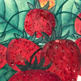 Wilson's Albany Strawberries, 19th Century Hand-Stenciled and Hand-painted Horticultural Salesman Sample Print