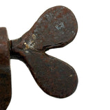 Antique Hand-forged Iron Quilting Clamp with Big Heart (One of Two More Just Found)