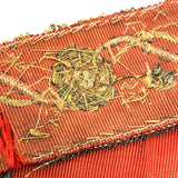 Amazing Antique Metallic Embroidery on Silk Ribbon (Collection of Pieces)